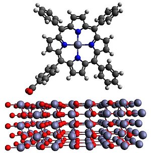 ZnO / porphyrin model